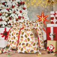 thumbnail image 5 of Fuzoiu Cute Ice Cream Print Christmas Gift Bag,Burlap Gift Bag with Drawstring Closure & Hang Tag,Perfect for Holidays, Birthdays, and Special Occasions-Small, 5 of 7