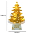 thumbnail image 1 of Decoraciones navideñas Mini Adornos para árboles de Navidad de escritorio Árbol de Navidad brillante con juego de luces, 1 of 8