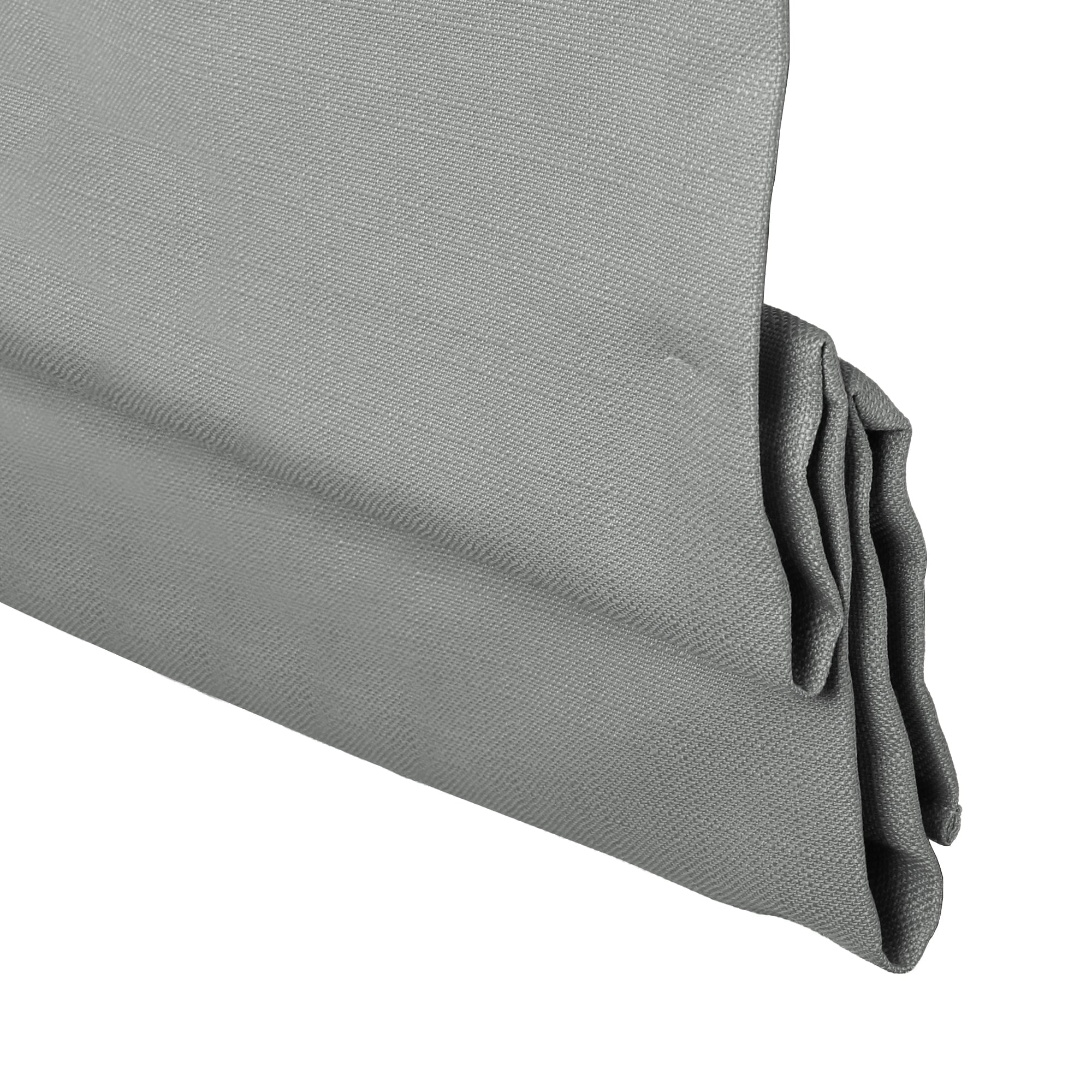Lumi Home Furnishings 35-inch x 64-inch Cordless Slow Release Blackout Roman Shade in Gray