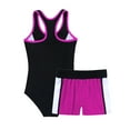 thumbnail image 2 of inhzoy Kids Girls 2 Piece Tankini Set Rash Guard One-piece Swimsuit, 2 of 7
