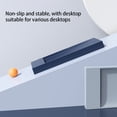 thumbnail image 3 of Bewildely Soporte para baño, cepillo para encimera, de almacenamiento, para el hogar, caja para horquillas, organizador de bandeja inclinada de Juegos de accesorios de baño Gris, 3 of 6