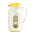 thumbnail image 1 of Jarra de agua, recipiente hermético para bebidas frías, jarra de agua, tetera, hervidor con tapa. Amarillo, 1 of 9