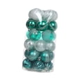 thumbnail image 4 of 30 piezas de adornos navideños decorativos, pequeños colgantes navideños, bolas navideñas para interiores y exteriores, bodas, fiestas, aniversarios, 4 of 8