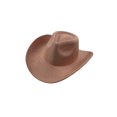 thumbnail image 3 of Clossjun Womens Western Cowboy Hats Studded Pinched Cowgirl Caps Wide Brim Fedoras Beanies with Belt Buckle Party Outdoor Activity Head Wear, 3 of 6