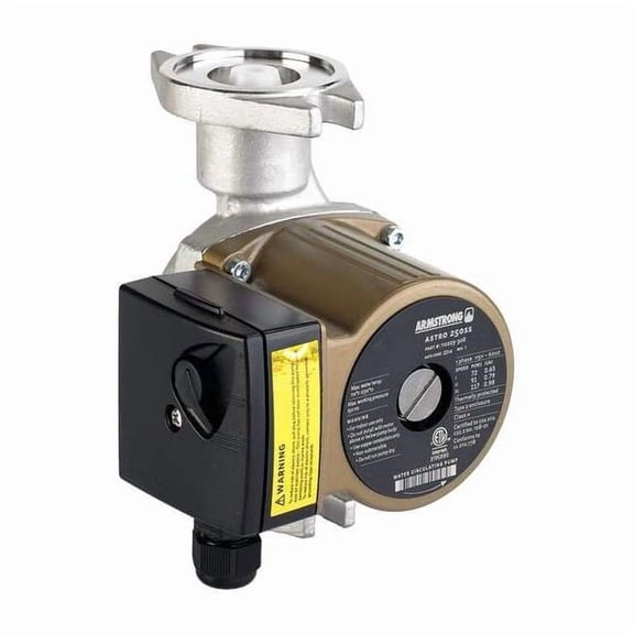 Hot Water Circulating Pump, 1/6 hp, 115V, 1 Phase, Flange Connection