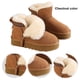 thumbnail image 3 of Botines Botas Nieve Forro Piel Sintética para Mujer Invierno Cálido Interiores Y Exteriores, 3 of 9