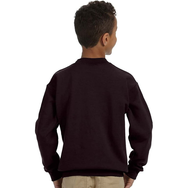 Gildan Youth Heavy Blend Crewneck Sweatshirt, S, Navy 