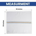 thumbnail image 2 of Linteum Textile 100% Cotton Triple Stripe Super Bar Mop Kitchen Towels (60-Pack, 16x19 in), 2 of 7