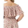 thumbnail image 2 of Jessica Simpson Women's and Women's Plus Amelia Ruffle Short Dress, 2 of 4