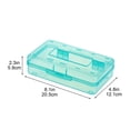 thumbnail image 3 of Large Capacity Plastic Pencil Box, Translucent Pencil Case with Snap-Tight Lid for Classroom Office Supplies, 1-Pack, 3 of 9