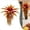 Orange, variant on Clearance Artificial Fall Harvest Hanging Basket - Autumn Porch & Door Decoration, Real Looking Artificial Flowers, Uv Resistant & Waterproof, for Garden Porch Window Box Home Wedding Decor