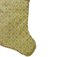 thumbnail image 3 of Northlight 20.5" Gold and Brown Glitter Star Print Christmas Stocking, 3 of 4