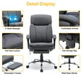 thumbnail image 5 of Homrest Reclining Ergonomic Executive Office Chair W/ Massage, Breathable Fabric for Office Home,Light-Grey, 5 of 8