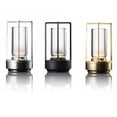 thumbnail image 1 of Cordless Crystal Table Lamp,ambientec Turn+ Led Table Lamp Usb Stainless Steel, 1 of 5