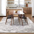 thumbnail image 4 of DEXDE 5x7 Area Rug for Living Room Bedroom, Washable Modern Abstract Non Slip Large Soft Rugs Low Pile Floor Carpet for Dining Room Bedroom Kitchen Office Nursery Playroom, Grey, 4 of 8