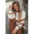 thumbnail image 3 of FOLUNSI Flirty Striped Sweater: Easy Styling, Perfect Fit!, 3 of 8