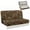 Camouflage Hunting Leaf, variant on Aplkyhs Blue Aztec Sea Turtle Folding Sofa Bed Covers for RV 2-Piece Stretch Camper Slipcovers with Elastic Band Anti-Slip Washable Breathable Furniture Protector for Jackknife Sofa