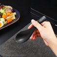 thumbnail image 4 of Ceramic Asian Soup Spoon,Japanese Retro Ceramics Soup Spoon,Long Handle Perfect Depth Spoon for Japanese Ramen Noodles,Chinese Dumpling,Pho,Miso,Wonton,Dishwasher Safe, 4 of 6