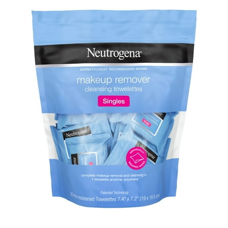 - Neutrogena Cleansing Facial Wipes, Individually Wrapped, 20 ct
