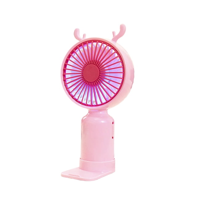 Portable Rechargeable USB Handheld Fan 16 cm 3 Speed Settings Quiet Operation for Outdoor Student Use