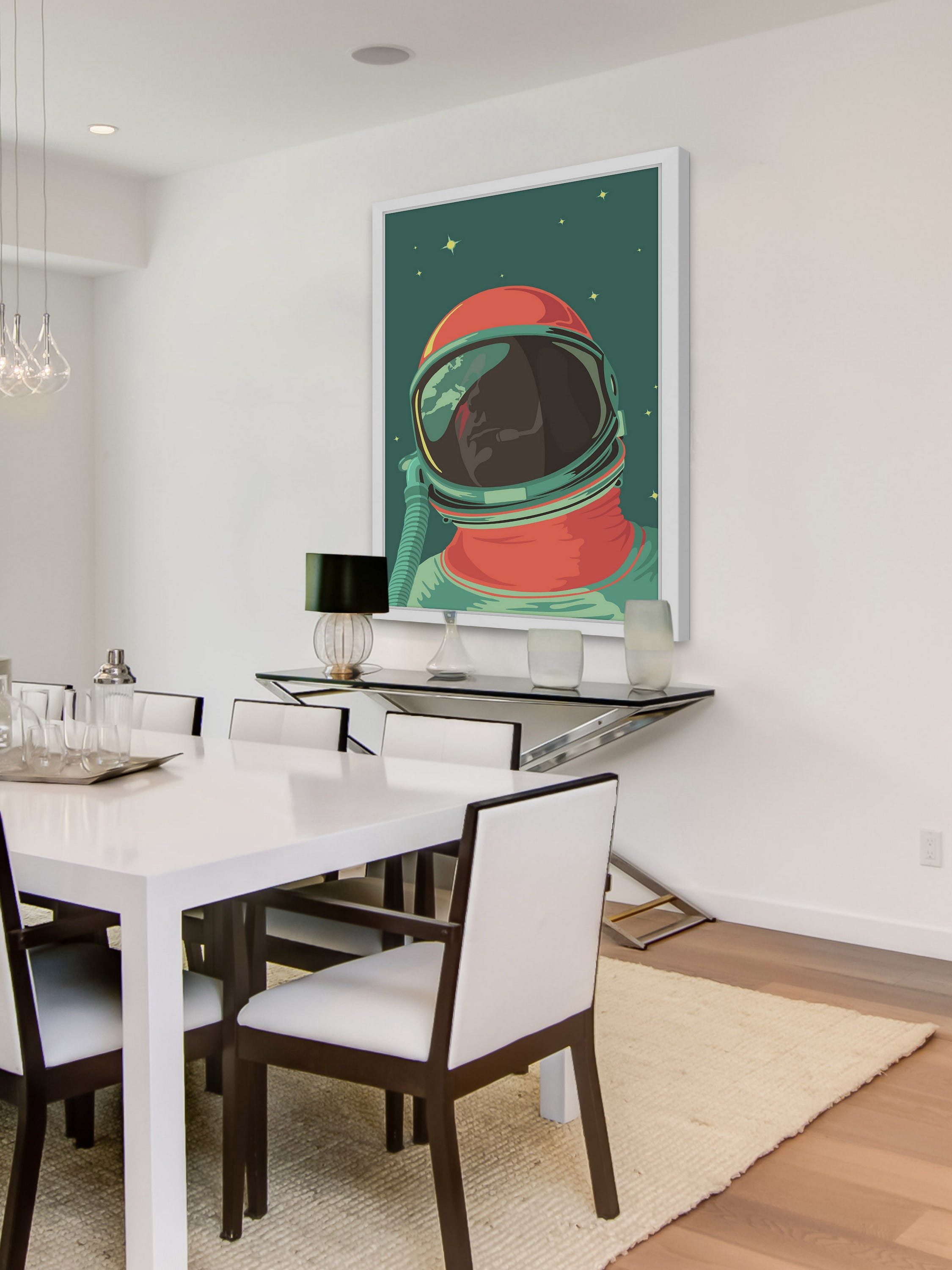 "Major Tom" Framed Painting Print