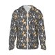 thumbnail image 1 of Fotbe Bulldog Print Chaqueta con Protección Solar UPF 50+ para Hombre y Mujer, Camisa con Capucha y Bolsillos-3X-Large, 1 of 7
