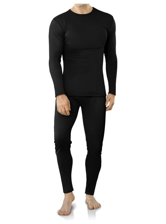 Thermal Underwear for Men Long Johns with Fleece Lined, Base Layer Men Cold Weather Top Bottom