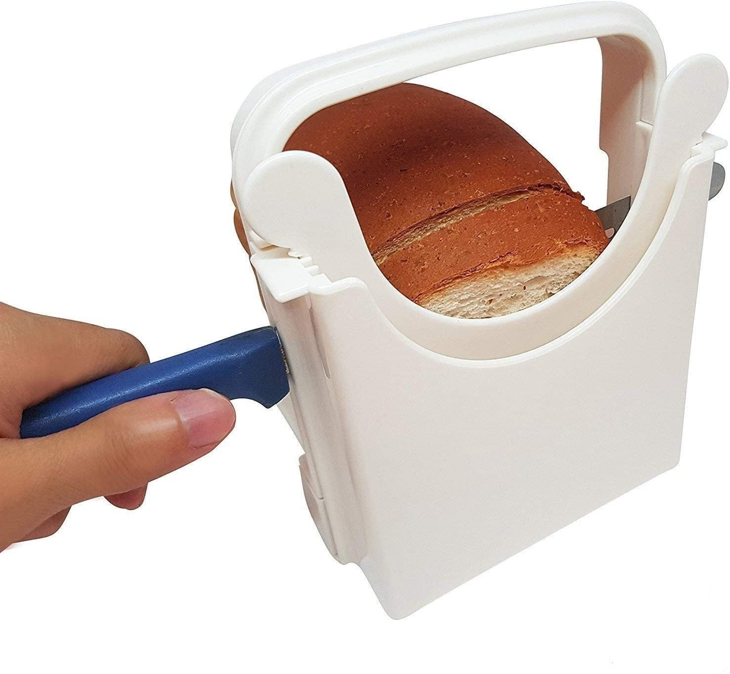 Bread Slicer Guide for Homemade Bread Loaf Cutter Machine Foldable