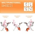 thumbnail image 6 of Soozier 2 in 1 Exercise Bike with Arm Resistance Bands for Upright and Recumbent Cycling, Orange, 6 of 9