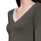 thumbnail image 2 of Gibobby Ropa interior sexy Traje de dos piezas de Color sólido para mujer, ropa interior térmica, conjunto de Top y pantalones elásticos, ropa de dormir cálida y（Café，Talla única), 2 of 5