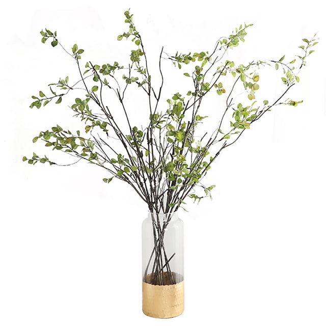 Bangcool Artificial Plant Branch Lifelike 6PCS 43.3 Inch Fake Greenery Branch Autumn Stem
