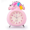 thumbnail image 1 of Girls Alarm Clock, Silent Clock With Night Light & Loud Alarm, Pink, 1 of 5