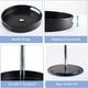 thumbnail image 5 of Cocina Estante de Almacenamiento de Condimentos Giratorios,Organizador Giratorio de 3 Niveles, Diámetro 22-30.5cm Organizador de Cocina Giratorio 360º,Plataforma Giratoria de Altura Ajustable, 5 of 7