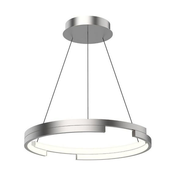 PD52719-BN-Kuzco Lighting-Anello Minor - 50W LED Pendant-1.75 Inches Tall and 19 Inches Wide-Brushed Nickel Finish