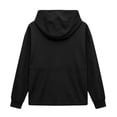 thumbnail image 7 of Horkkom Zip Up Hoodie Women Drawstring Long Sleeve Solid Color Sweatshirt Hooded Casual Crewneck Sweatshirt, S-2XL, 7 of 7