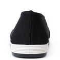 thumbnail image 5 of OOOUM Canvas Slip On Shoes For Women Men Comfortable Lightweight Breathable Casual Flats Non Slip Flexible Daily Walking Shoes Black US:9, 5 of 8