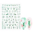 thumbnail image 1 of Christmas Nail Sticker DIY Fashion Snowflake Nail Decal Adhesive Nail Decal, 1 of 6