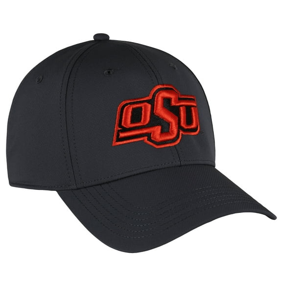 Men's-Ahead  Graphite Oklahoma State Cowboys Stratus AeroSphere Adjustable Hat
