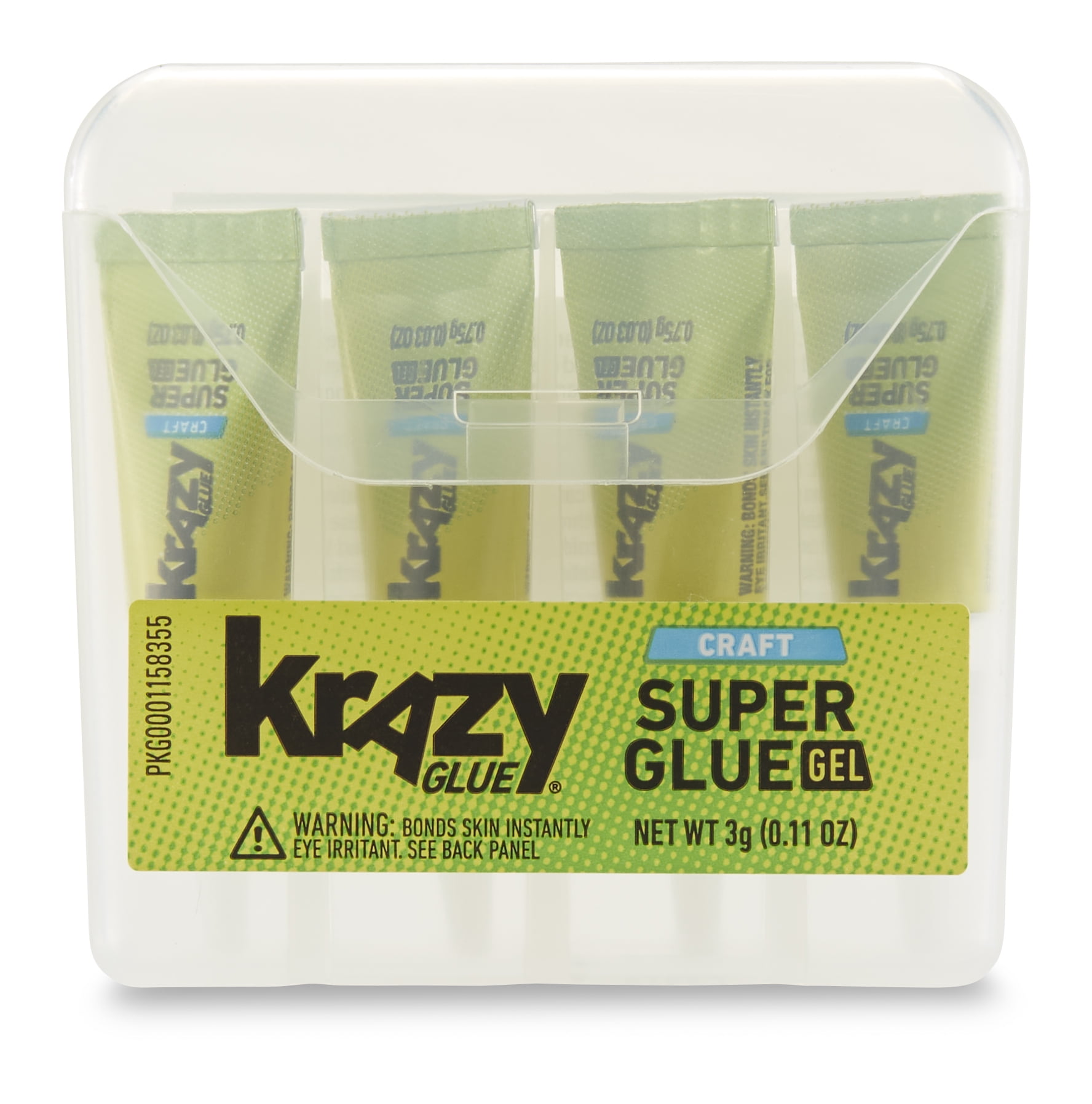 Krazy Glue CRAFT Singles No Run Gel Fine Tip Skim Guard 3 Packs Of 4  70158003673