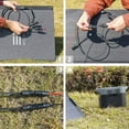 EF EcoFlow 110W Portable Solar Panel for Power Station,Foldable Solar Charger with Adjustable Kickstand, Waterproof IP67 for Outdoor Camping,RV,off Grid System,Used,Certified Reconditioned