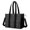 Black Colorful Dinosaurs, variant on Teacher Tote Bag,Black Colorful Dinosaurs Chalk Pattern Teacher Utility Tote Bag,Large Work Tote Bags for Women with Multiple Pockets,Top Zipper Closure,13.8x10.6x6.7 Inch