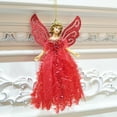 thumbnail image 4 of Christmas Tree Topper Angel Treetop Featuring Hanging Rope for Elegant Holiday Decorations and Festive Tree Ornamentation, 4 of 4