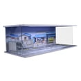thumbnail image 3 of Vitrina de exhibición con escena de estacionamiento a escala 1/64, 6 espacios de estacionamiento, iluminada, a prueba de polvo, decorativa Cafetería, 3 of 8