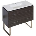 thumbnail image 1 of Imaginations Américaines 35,5 pouces W Vanity Set  Gris, 1 of 1