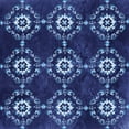thumbnail image 3 of Gango Home Decor Lovely Blue & White Decorative Medallion Print Set; Three 12x12in Art Prints in White Frames, 3 of 7