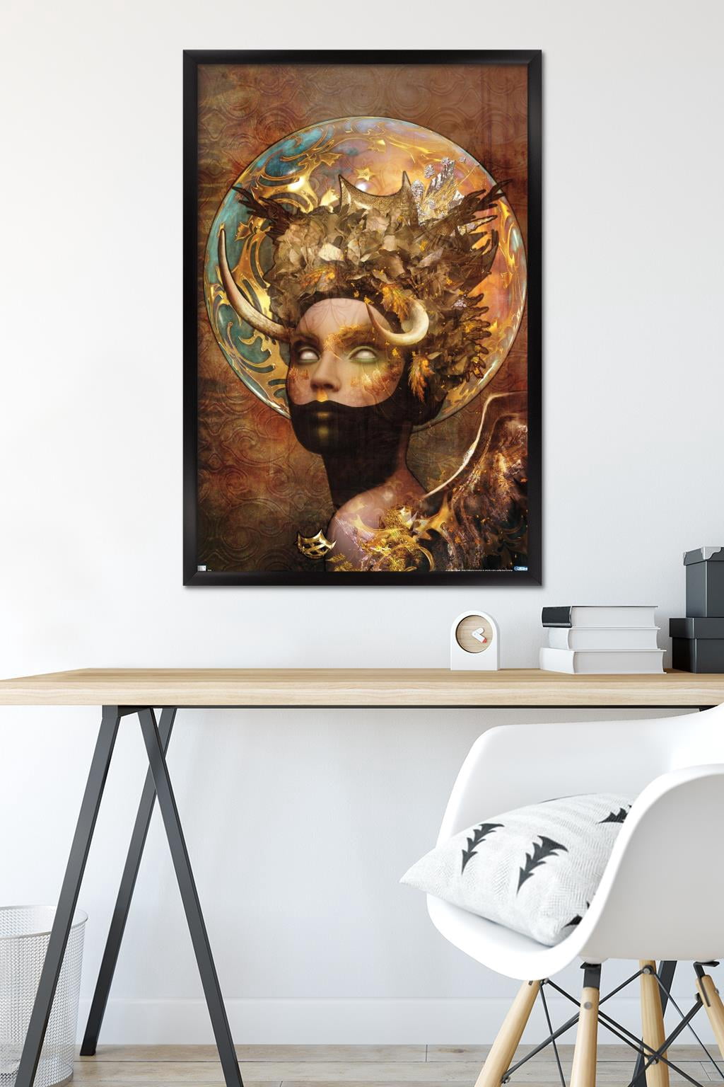 Jena DellaGrottaglia: Cosmic Zodiac - Taurus Wall Poster, 22.375" x 34" Framed