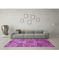 thumbnail image 3 of Ahgly Company Indoor Square Persian Purple Traditional Area Rugs, 8' Square, 3 of 4