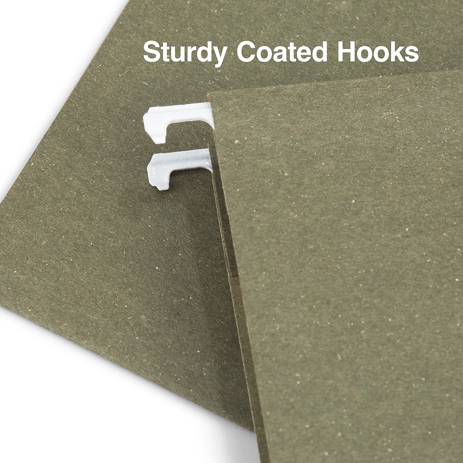 Staples Hanging File Folders 5-Tab Letter Size Standard Green 250/Carton (ST116764CT) 57751