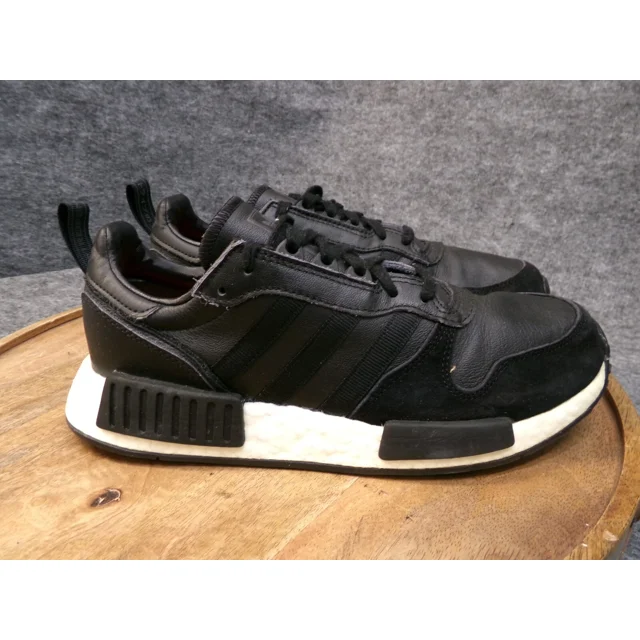 Adi - das Mens Rising Star R1 Utility Black Running Shoes Sneakers Size 8 EE3655