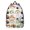 Sushi Party Food, variant on Aloha Floral Backpack, Hawaiian Palm Leaf School Bag with Tropical Plant Design, Jungle Leaves Pattern, Vibrant Summer Beach Vibes